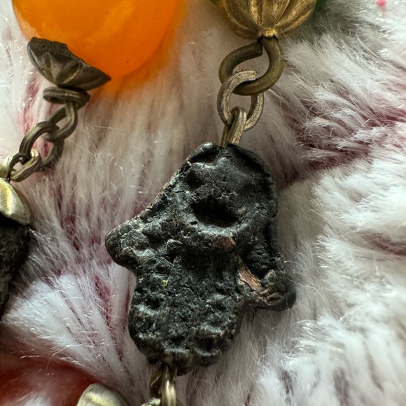 RARE Vintage multi colors Honey Butterscotch Amber Bakelite Wood Necklace - Picture 11 of 11